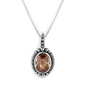Lori Bonn 925 Sterling Silver November Birthstone Feast Your Eyes Necklace